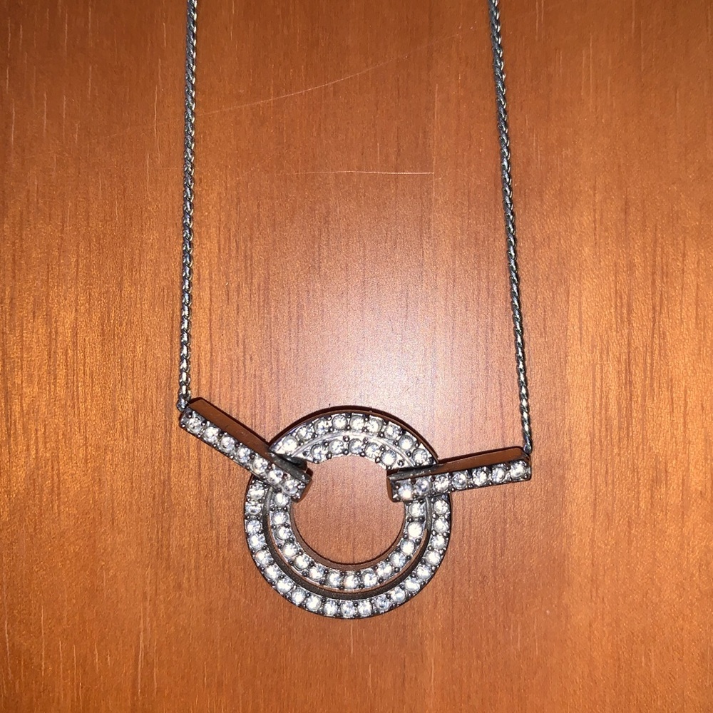 Swarovski Crystal Circle Necklace